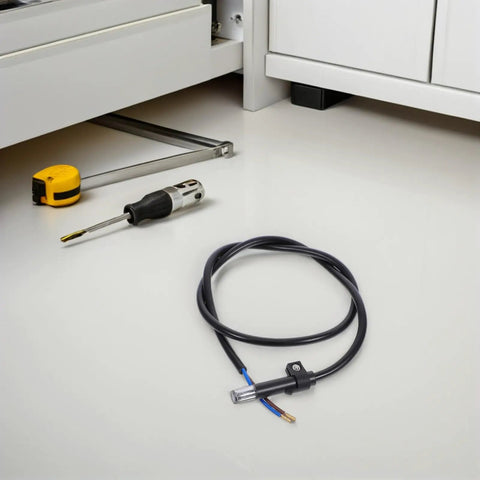 Flame Sensor Igniter Sensing Rod Kit For Boilers And Home Heating Systems, High Sensitivity Detection, Easy Installation, Low Maintenance Replacement For Furnaces And Industrial Boilers, Universal Sensor Rod For Furnace And Boiler Control, black wire