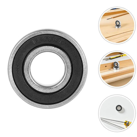 Sealed Deep Groove Miniature Ball Bearings Kit For Electric Vehicle Hubs High Speed Rear Axle Bearings Wear Resistant Replacement For EV Drives And Hub Upgrades, sealed bearing close-up
