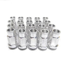 Beefy Universal Wheel Lug Nuts 20Pcs M12x1.5 And M12x1.25 Racing Grade Car Modification Hardware High Tensile Alloy Steel Anti Breakage Lug Bolts