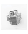 Straight Swap 304 Stainless Steel Female Thread Union Coupling Featuring Rotatable Swivel Joint And Hex Nut For Smooth Pipeline Installations And Zero Drip Action All Day Long, detailed view of hex nut coupling.