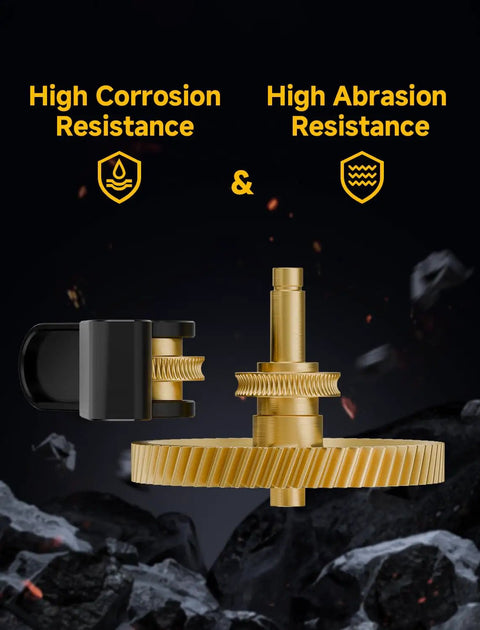 Beefed Up Extruder Gear Assembly Kit For A1 Mini 3D Printer Brass And Aluminum Alloy Build Smoother Filament Feed Durable