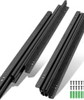 Heavy Duty Under Stair Drawer Slides Full Extension Bottom Mount Rails 16 Inch 24 Inch 32 Inch and 40 Inch 265 Pound Load Capacity