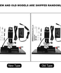 Badass Mini Milling Machine For Wood And Plastic, 12000Rpm Benchtop Lathe With Bulletproof Metal Frame, Razor Sharp 0.02Mm Accuracy, Straight Up Diy Workhorse With Us Plug displayed with new and old model comparisons.