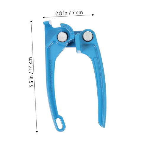 Heavy Duty Carbon Steel Conduit Bender Tool For 1/8 3/16 And 1/4 Inch Manual Hand Tube Bending shown from top angle measuring 2.8 x 5.5 inches.