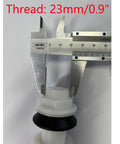 Toilet Repair Kit Flush Valve Replacement Parts With 8.27 Inch Height, 23mm Fill Valve Thread, caliper measurement close-up