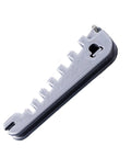 Beginner Friendly Eyeglass Frame Repair Tool For Bent Temples And Nose Pads, Quick Fix Kit, gray with ergonomic slots