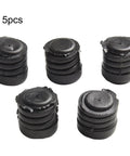 Premium 5pcs Black Rubber Car Bonnet Buffer Hood Stop Bumpers For Nissan Direct Replacement Noise Reduction Washers Kit To Silence Engine Vibration, 5 black rubber hood bumpers