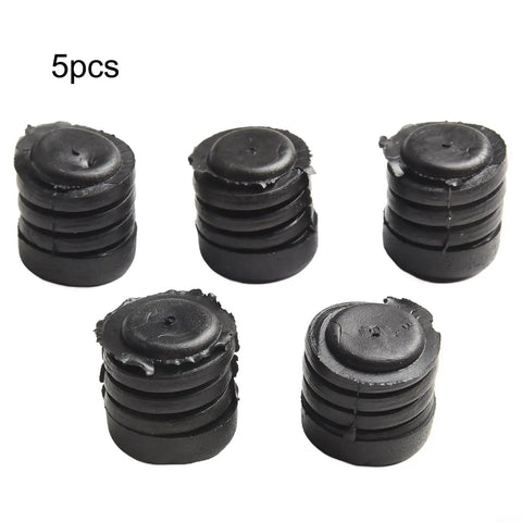 Premium 5pcs Black Rubber Car Bonnet Buffer Hood Stop Bumpers For Nissan Direct Replacement Noise Reduction Washers Kit To Silence Engine Vibration, 5 black rubber hood bumpers