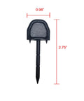 2 Inch Archery Target Face Pins 4 Pack For Foam Targets Easy To Attach And Remove No Hassle Black Paper Target Face Pin close-up