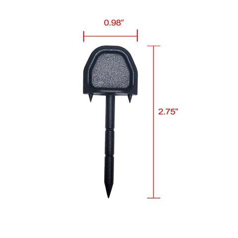 2 Inch Archery Target Face Pins 4 Pack For Foam Targets Easy To Attach And Remove No Hassle Black Paper Target Face Pin close-up