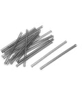 uxcell stainless steel compression springs, 2 mm OD, 0.3 mm wire, 40 mm free length, silver, 20 pcs