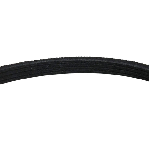Drum Belt Replacement 40111201 For NDE2330AYW Dryer, black ribbed replacement belt close-up