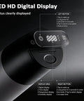 Smart Vacuum Coffee Bean Storage Container With Digital Temperature And Humidity Display Tracks Freshness showing LED digital display and controls