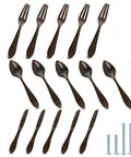 Bronze Kitchen Cabinet Pulls Spoon Knife And Fork Shapes 3 Inch Center To Center Mounting Holes Zinc Alloy Handles Set