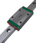 MGN12 Linear Guide Rail With Stainless Steel Carriage Block For CNC Machines And 3D Printers shown in front view