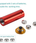 Red Dot Laser Bore Sight For Shotgun In-Chamber Cartridge With Two Battery Sets for Quick Scope Zeroing