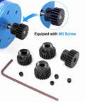 OGRC 48DP Pinion Gear Set 19T 20T 21T 22T 23T One Eighth Inch Shaft Three Point One Seven Five Millimeter For Brushless RC Cars