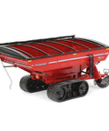Red Unverferth X Treme Grain Cart With Tracks One Sixty Four Scale Diecast Model featuring realistic detail and folding auger