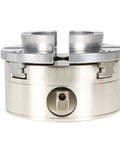 4-Inch 4-Jaw Bevel Gear Chuck With Anti-Release Spindle Lock Reversible 1-Inch X 8-TPI Wood Turning Chuck