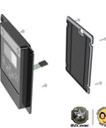 Dead Simple Swap Hella Durable Touch Pad LCD Housing Assembly For Manitowoc Ice Machine Control Panel Replacement No Display Needed, showing front and back views with screws.