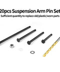 Traxxas Suspension Screw Pin Set Replacement Parts For 1/5 X Maxx 6S 8S And 1/6 XRT 8S RC Trucks Hard Anodized Alloy Kit