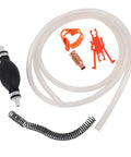 Reliable Manual Gasoline Transfer Pump With Durable Siphon Hose System Tapered接口 Secure Grip No Clamps Needed 8.2ft Long accessories and parts.