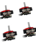 4 Pack 1102 Brushless Motors With 18000KV And 22000KV For 75mm Meteor75 Frame RC Whoop Racing Drone Black