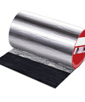 Top Shelf Self Adhesive Roof Underlayment Roll With Dead Tight Asphalt And Heavy Duty Aluminum Foil on a smooth surface.