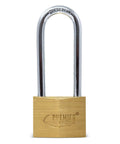 Heavy Duty Solid Brass Padlocks Three Quarter Inch Two Pack With Hardened Steel Shackle Keyed Alike Includes Brass Keys