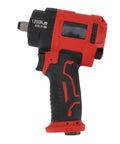 1/2 Inch Air Chucker Pneumatic Impact Wrench 1200Nm 10000 RPM Turbo Speed Heavy-Duty Tool with Muffler and Connector side view