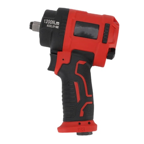 Knockdown 1 2 In Air Impact Wrench 1200 Nm Pro Grade Pneumatic Driver with ergonomic grip and quick release coupler.