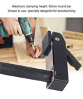 Adjustable Aluminum Toggle Clamp For Woodworking With Bench Dog Style Hold Three Mode Quick Clamp 60mm Clamping Height in use
