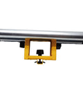 Front view of Wide Roller Material Support For Miter Saw Stand Compatible With DW723 DWX723 DWX724 Adjustable Height