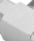 AUTOVIC STB-G3/8 hydraulic flow control valve, close-up of silver body with 3/8 in threaded ports.