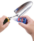 Hands applying Heavy Duty Super Glue for Fast, Strong Bond on Plastic, Wood, Metal and Crafts, Clear Liquid Adhesive With Quick Dry Cyanoacrylate