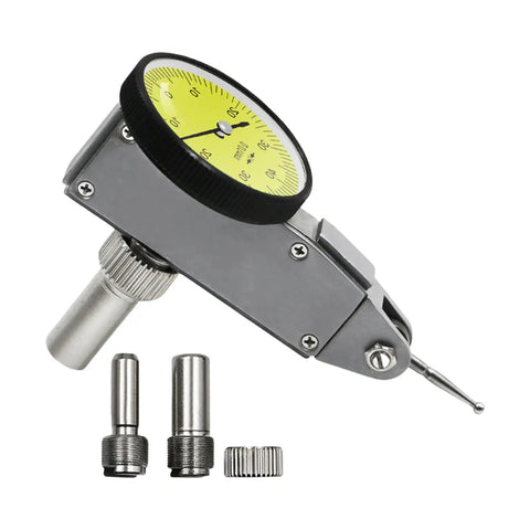 Pro Grade Precision Test Indicators 0 To 0.8mm With 0.01mm Dial Scale 32mm Dials Aluminum Alloy Center Finder with yellow dial