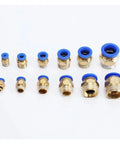 Heavy Duty 1 2 3 4 5 6 Pack 4mm 6mm 8mm 10mm 12mm Air Joint Connector Push In Hose Tube Pneumatic Fitting D Kit For Cool Rigged Job, brass fittings