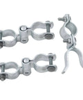One And Three Eighths Inch Chain Link Gate Hinges Kit With Beefy Male And Female Hinges Galvanized Steel Fork Latch Fence Gate Hardware