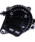 12V Replacement Alternator For Mercury Marine Outboards 150 HP 2012 On With 64mm OD 4 Groove Pulley, rear view