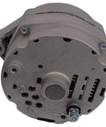 Hassle Free 12 Volt Alternator Conversion Kit For Classic Tractors includes a detailed view of the alternator, showcasing its design.