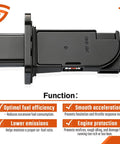 Heavy Duty Mass Air Flow Sensor Assembly Direct Swap For Nissan Altima Sentra Q50 Q70 QX60, top view showing functions and design.