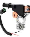Boss Tier Battery Current And Voltage Sensor With Wiring Harness for Honda Civic CRV Acura RDX ILX, featuring plated steel and smooth wiring.