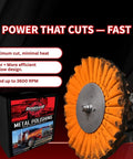 Big Rig And Semi Truck Metal Polishing Complete Kit With Buffing Wheels Buffing Compound Safety Flanges 12 Piece Kit