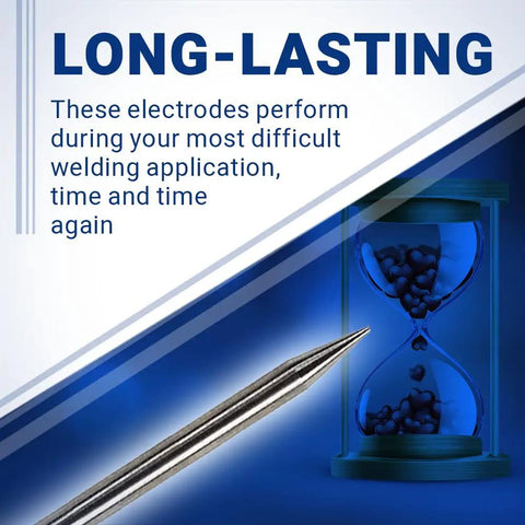Pre Ground TIG Tungsten Electrodes Sharpened Blue Two Percent Lanthanated Premium Five Pack For Welding Projects Durable High Quality US Based Support Ready To Go No Fuss Use Perfect For Aluminum And Stainless Steel