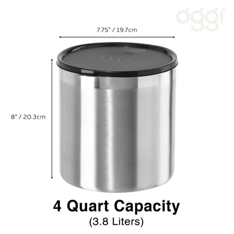Stainless Steel Jumbo Grease Container With Removable Strainer And Snug Lid For Fryer Oil Bacon Drippings Lard And Ghee Large 1 Gallon Capacity