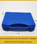 Pro Grade Hardness Test Kit With Four Stainless Steel Pens Dual End Nibs 2 3 4 5 6 7 8 9 Scale In Storage Box For Mineral Glass Tile And Concrete Coatings Scratch Testing blue storage box 230mm x 185mm x 47mm