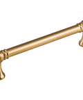 Kara 5 1/16 Inch Center To Center Bar Pull In Honey Bronze, Rugged Cabinet Hardware With Premium Feel, Built To Last, Smooth Grip, Lifetime Warranty, Elevates Kitchen And Bath Storage, angled view
