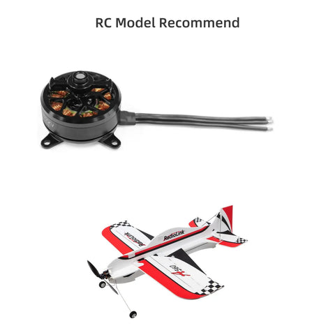 SZ Speed 2204 1600KV Brushless Motor for Indoor and Outdoor Fixed Wing RC Aircraft Replacement A560 with model plane
