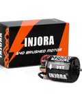 540 Brushed Motor 35T Waterproof For 1 By 10 RC Crawler Cars with box and direct solder tabs visible