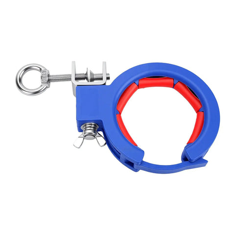 Cable Tray Wiring Roller For No Fuss Setup And Effortless Wire Guidance With A Simple Screw Mount No Extra Tools Needed Adjustable Tray Position And Direction To Streamline Cable Management And Routing. blue ABS plastic cable tray wiring roller with stainless screw mount for 65mm trays